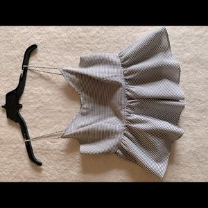 HYPR peplum top